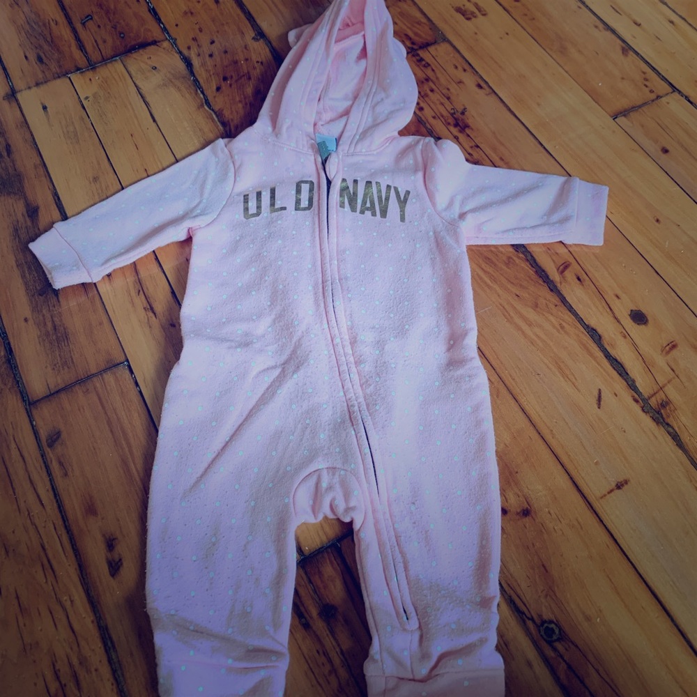 Pink old navy one piece